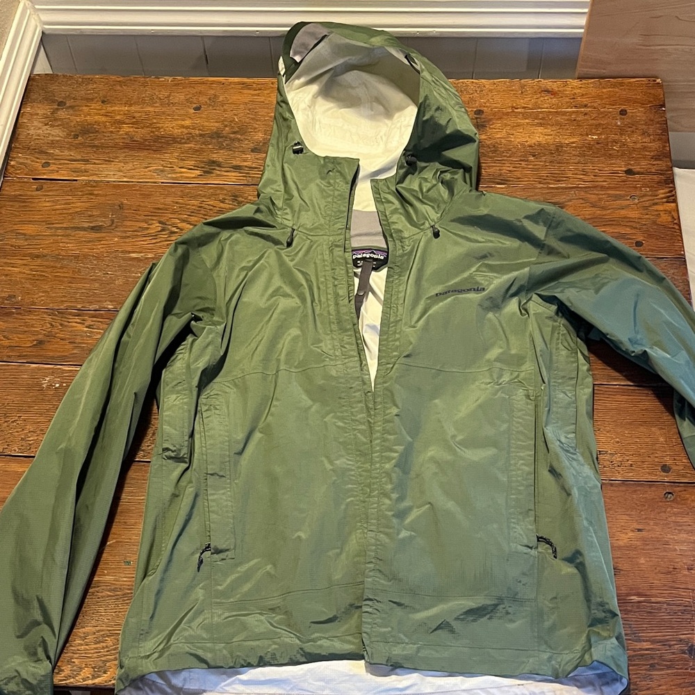 Patagonia Green Raincoat